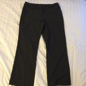 Gray trousers